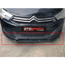 Resim Citroen C4 Tampon Ön Lip Plastik 