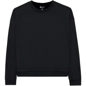 Resim Skechers Essential Crew Neck Kadın Siyah Sweatshirt 