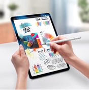 Resim TeknoExpress Samsung Galaxy Tab S4 10.5 Inç Uyumlu Dokunmatik Akıllı Kalem Stylus Tasarım Çizim Kalemi 