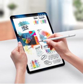 Resim TeknoExpress Ipad Mini 6. Nesil Wifi Uyumlu Dokunmatik Akıllı Kalem Stylus Tasarım Çizim Kalemi 