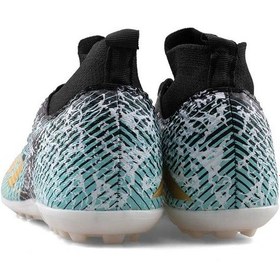 Resim Sportaç Çoraplı Unisex Halısaha Ve Çim Zemin Kramponu 102h Siyah - Su Yeşili 