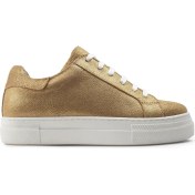Resim Deery Hakiki Süet Altın Rengi Sneaker Kadın Ayakkabı 