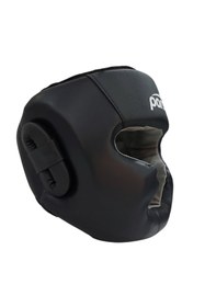 Resim Pars Protec Tam Koruyucu Kapalı Antrenman Kaskı Siyah 