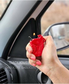 Resim farist benzin bidonu görünümlü çakmak, koleksiyoncular ve hediyelik, butan gazli 