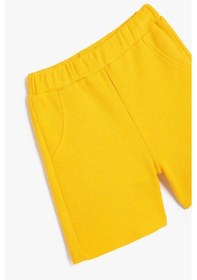 Resim Koton Erkek Bebek Basic Şort Dokulu Cepli Beli Lastikli 001 