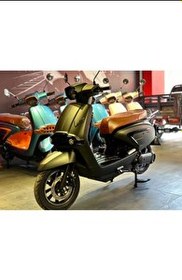 Resim Motolux Latte 6 Akülü Yeşil Elektrikli Motosiklet 