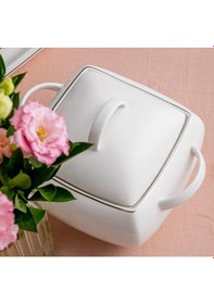 Resim Emsan Karmen Platin 60 Parça Yemek Takımı Platin 