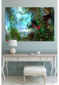 Resim Tavus Kuşları Egzotik 35 x 50 