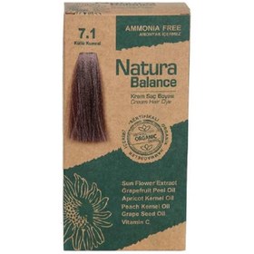 Resim Natura Balance Organik Krem Saç Boyası 60 ml - 7.1 Küllü Kumral 