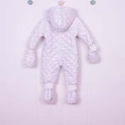 Resim Ekru Mikro Kozmonot Eldiven Patikli Astronot Tulum Ekru 