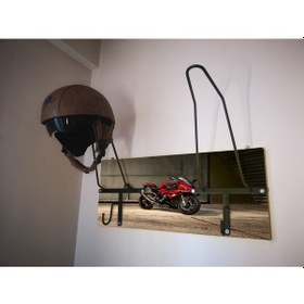 Resim Özel Fotoğraflı Kask Askısı Motorcu Kask Askısı, Personalv11 