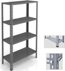 Resim Aferafsistemleri 43x93 Çelik Raf, Depo Rafı, Arşiv Rafı 