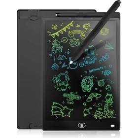 Resim 20 Inc Renkli LCD Grafik Dijital Kalemli Çizim Tableti Yazı Tahta Not Yazma Eğitim Tableti Siyah 