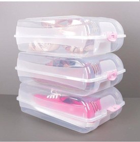 Resim Mcblue 10 Lu Bayan Ayakkabı Koruma Kutusu Beyaz - Şeffaf 