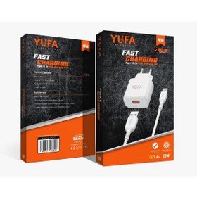 Resim yufa teknoloji 3.4 TYPE-C USB HIZLI ŞARJ KABLO VE ADAPTÖR SETİ 
