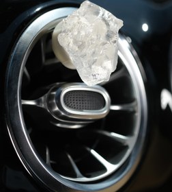 Resim TASARIM ARABAM ATİKE ELİF AKIN Kristal Kuvars Doğal Taş Ham Parça Tel Sarmasız Klima Kokusu 