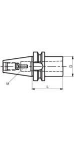 Resim Fett BT40.C.MK4 Bt Çektirme Civatalı Mors Adaptörü 