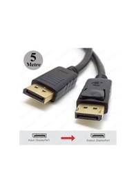Resim Gold Plated Displayport Erkek-Erkek Görüntü Kablosu 5 Metre 