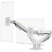 Resim Ergoflex North Bayou Nb F160 17-27 " Monitör Tutucu Çift Kol Amortisörlü 2-9 Kg Vesa Monitör Standı Beyaz 