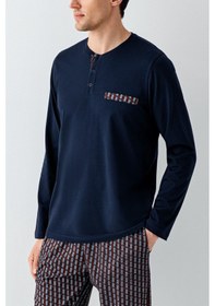 Resim Arnetta Erkek Lacivert Pijama Takımı Ar3505-s-v1 Lacivert 