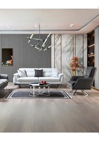 Resim Florya Koltuk Takımı 3+1 Antrasit - Gri 