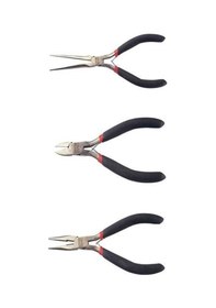 Resim Prolink Py-017 Mini Yankeski Düz Ve İnce Uçlu Kargaburun 3 Lü Set 