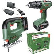 Resim Bosch Akülü Darbeli Matkap DIY Set EasyImpact 18V-40 + EasySaw 18V-70 - 06039D810A 