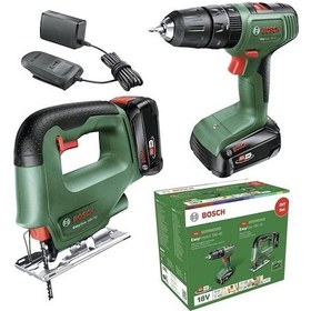 Resim Bosch Akülü Darbeli Matkap DIY Set EasyImpact 18V-40 + EasySaw 18V-70 - 06039D810A 