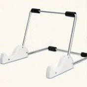 Resim Gateesat Beyaz Ayarlanabilir Katlanır Tablet Dizüstü Bilgisayar Standı - Taşınabilir Ergonomik Tutucu 