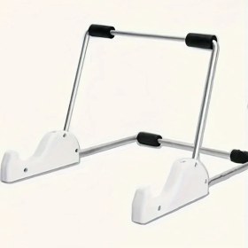 Resim Gateesat Beyaz Ayarlanabilir Katlanır Tablet Dizüstü Bilgisayar Standı - Taşınabilir Ergonomik Tutucu 