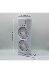 Resim SKYLOONG Şarjlı Masa Üstü Vantilatör Kumandalı 3 Spreyli Buharlı Hız Modlu Mini Soğutucu Fan Mini Klima 