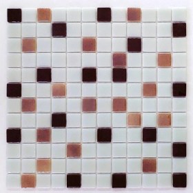 Resim MozaiKristaL Mutfak Tezgah Arası ve Tüm Yaşam Alanları İçin Cam Mozaik. Taş Ölçüleri: 25X25X5 Mm. File Ölçüsü: 31.5X31.5 cm. ( 1 Kutu = 1 m2 Fiyatıdır ) 