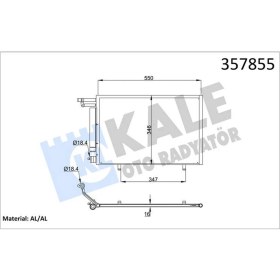 Resim Kale Mtxdpn Kondenser Ford Ecosport 1.5 17- Al/al 