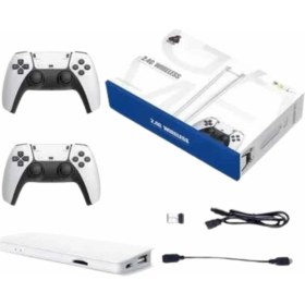 Resim Prativas 2.4 Ghz Oyun Konsolu Çift Konsol 4K Hd Game Stick 