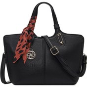 Resim Women's Black Long Strapped Accessorized Shoulder Bag Derimod