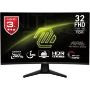 Resim Msı 31.5" Va Mag 32C6X 1ms 250HZ Hdmı-Dp Kavıslı Gamıng Monitör 2560X1440 