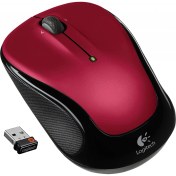 Resim Shuji Logitech M325 Kablosuz Fare Ofis Ev Pil Tasarrufu Kaydırılan Web Sayfaları - Kırmızı (Yurt Dışından) 