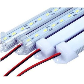 Resim 100 Cm Alüminyum Kasa Çubuk Şerit Led Işık 12 Volt Tüm Renkler 