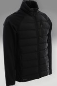 Resim Erkek Siyah Içi Astarlı Softshell Yalıtımlı Su Ve Rüzgar Geçirmez Kışlık Spor Mont 