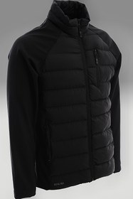 Resim Erkek Siyah Içi Astarlı Softshell Yalıtımlı Su Ve Rüzgar Geçirmez Kışlık Spor Mont 
