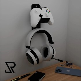 Resim Dlc 3d Design Xbox Joystick Uyumlu Kulaklık ve Kol Standı Kumanda Kol Tutucu, Oyun Kolu Standı Kontrolcü Stand 