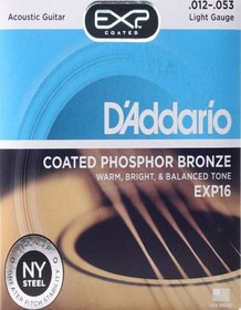 Resim Daddarıo Akustik gitar teli EXP 16 LIGHT GAUGE 