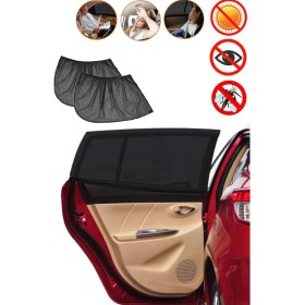 Resim Araç Oto Yan Cam Güneşlik Örtü Perde Güneşlik Anne Bebek Emzirme Perdesi Mahremiyet Sağlar 