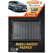 Resim Siyah Renault Megane 4 Hatcback 2016 Sonrası 4d Havuzlu Bagaj Havuzu 