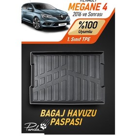 Resim Siyah Renault Megane 4 Hatcback 2016 Sonrası 4d Havuzlu Bagaj Havuzu 