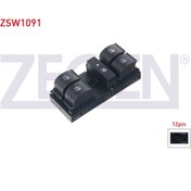 Resim Genel Markalar Cam Acma Anahtarı Grup 12 Pın Yesıl Isık Fıat Doblo 2010-/ Opel Combo D 2012- 