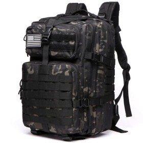 Resim Erkekler ve kadınlar için 25L/50L kapasiteli 1000D Naylon Outdoor Rucksacks, Camo Wilderness Sporları Kampçılık Yürüyüş Trekking Balıkçılık Depolama Sırt Çantası 