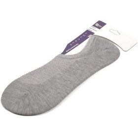 Resim Ayakmod Gri Unisex Çorap 24k002 Babet Çorap Gri 