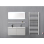 Resim Om Thermo Elektrikli Havlupan Susuz 500 700 Om Krom Kaplama 