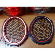 Resim ARSLAN SOUND OVAL 6X9 IŞIKLI KAPAK KIRMIZI RENK NEO LEDLİ 